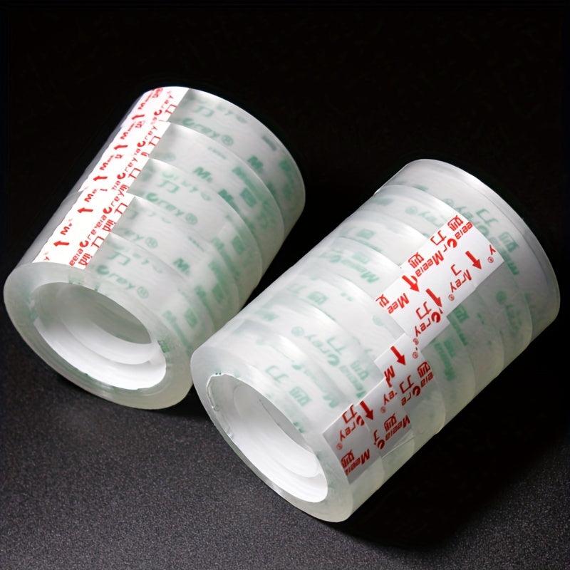 Transparent Tape High Viscosity Thin Office Tape for Students - Whole Box