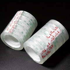Transparent Tape High Viscosity Thin Office Tape for Students - Whole Box