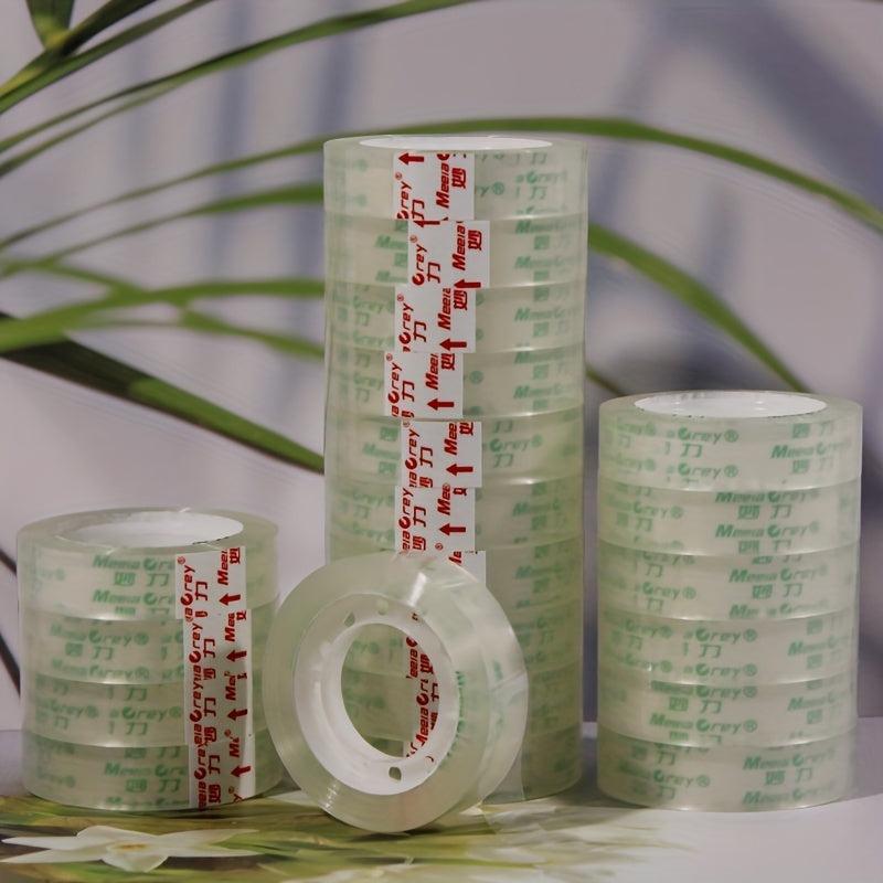 Transparent Tape High Viscosity Thin Office Tape for Students - Whole Box