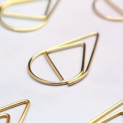 120pcs Creative Paper Clip Office School Home Desk Organizers Bookmark Clip