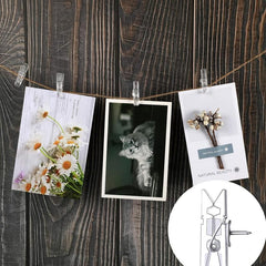 30 PCS Push Pin Clips for Bulletin Boards Photos Notes & Crafts