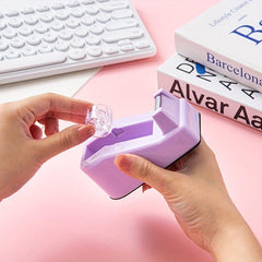 Cute Macaron Tape Dispenser - Heavy Duty Office Desk Accessory