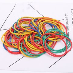 250pcs High Stretch Elastic Rubber Bands Mixed Colors