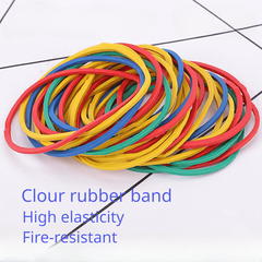 250pcs High Stretch Elastic Rubber Bands Mixed Colors