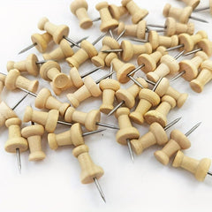 Wooden Pushpin Combination Solid Wood Creative Office Stationery
