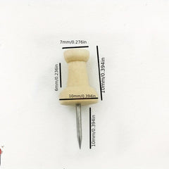 Wooden Pushpin Combination Solid Wood Creative Office Stationery