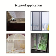 Self Adhesive Mosquito Screen Tape Repair 1.97in X 6.56ft