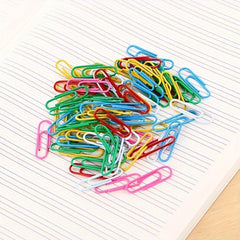 Plastic Coated Paper Clips Set of 70 Pieces