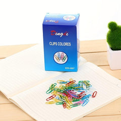 Plastic Coated Paper Clips Set of 70 Pieces