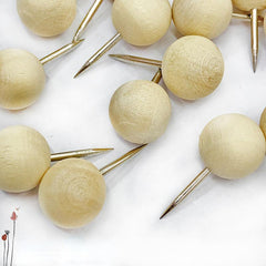 Wooden Pushpin Combination Solid Wood Creative Stationery