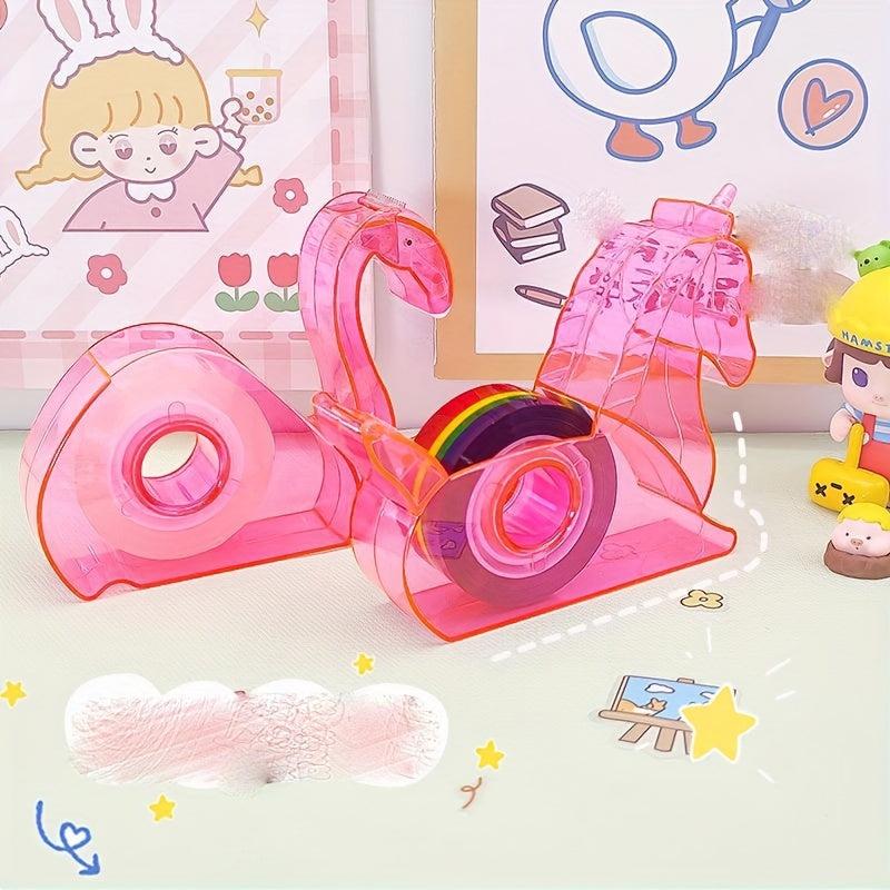 Flamingo Tape Cutter Unicorn Holder