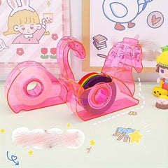 Flamingo Tape Cutter Unicorn Holder