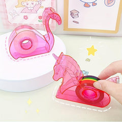Flamingo Tape Cutter Unicorn Holder