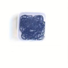 50pcs Water Drop Paper Clip Box Curved Needle Clip Mini Clip