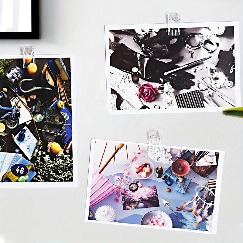 20pcs Wall Clips Tapestry Clips Hanging Clips Adhesive Clips Photo Wall Cle