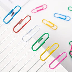 80pcs U Shaped Paper Clips Office Pin Needle Bookmark Clip