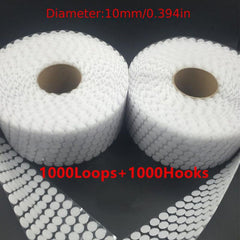 100 Pairs Adhesive Hook And Loop Tape Double Sided DIY Decoration