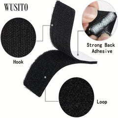 Industrial Strength Hook Loop Strips 08x10 cm Adhesive Tape