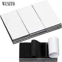 Industrial Strength Hook Loop Strips 08x10 cm Adhesive Tape