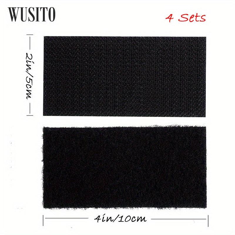 Industrial Strength Hook Loop Strips 08x10 cm Adhesive Tape