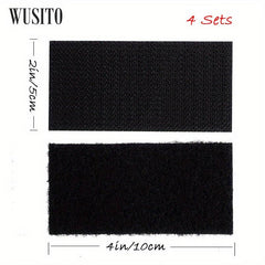 Industrial Strength Hook Loop Strips 08x10 cm Adhesive Tape