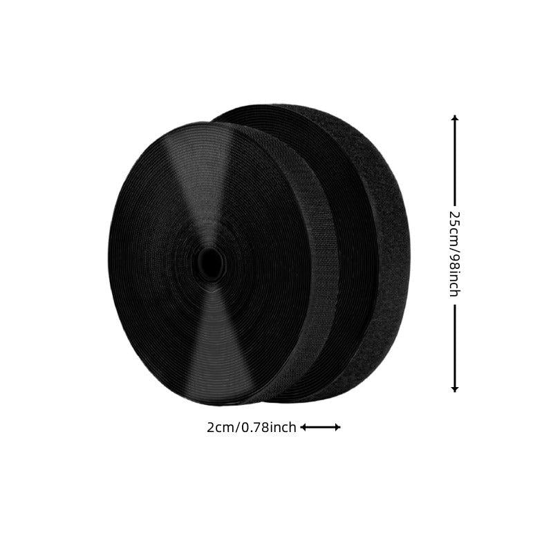 Self Adhesive Hook and Loop Tape 25m for Stationery and Home Use