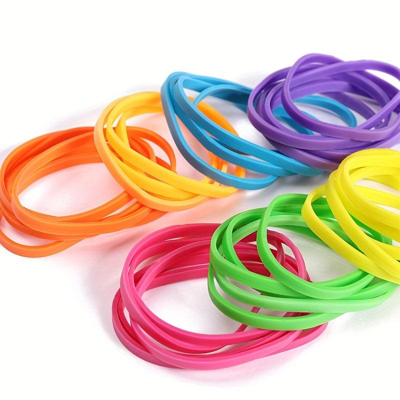 50/100pcs 5.0cm Natural Synthetic Rubber Bands High Elasticity Ageing Resistance
