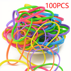 50/100pcs 5.0cm Natural Synthetic Rubber Bands High Elasticity Ageing Resistance