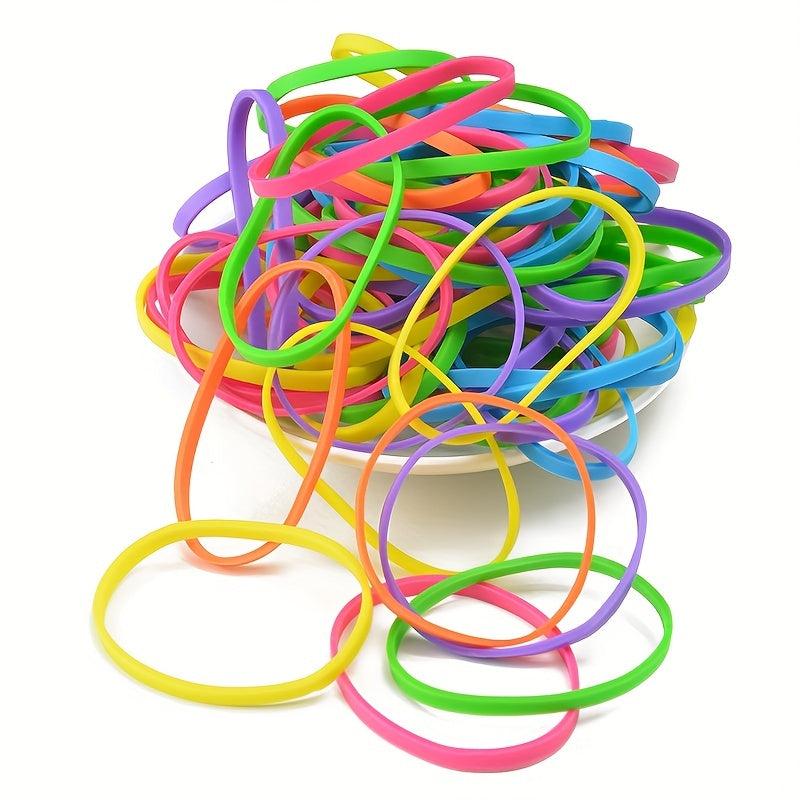 50/100pcs 5.0cm Natural Synthetic Rubber Bands High Elasticity Ageing Resistance