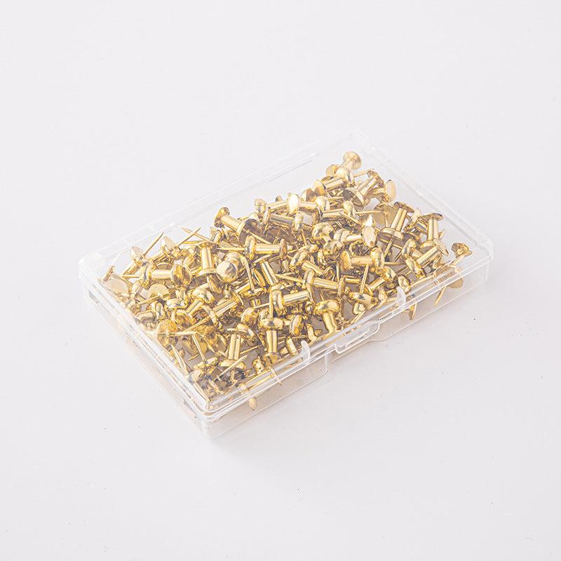 50pcs Electroplated Golden Push Pin Photo Wall Nail