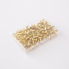 50pcs Electroplated Golden Push Pin Photo Wall Nail
