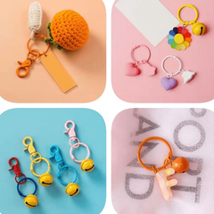 50pcs 25mm Round Lobster Clasps for DIY Keychain Making & Findings