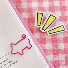 10pcs Piggy Paper Clip Storage Folder Organizer