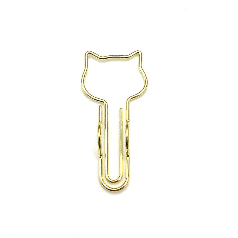Metal Clip Bookmark Compact Pen Holder for Notebook and Office