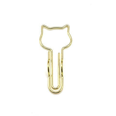 Metal Clip Bookmark Compact Pen Holder for Notebook and Office