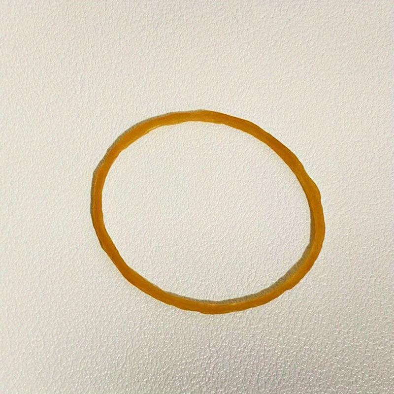 Yellow Rubber Band Ring Multifunctional Rubber Ring