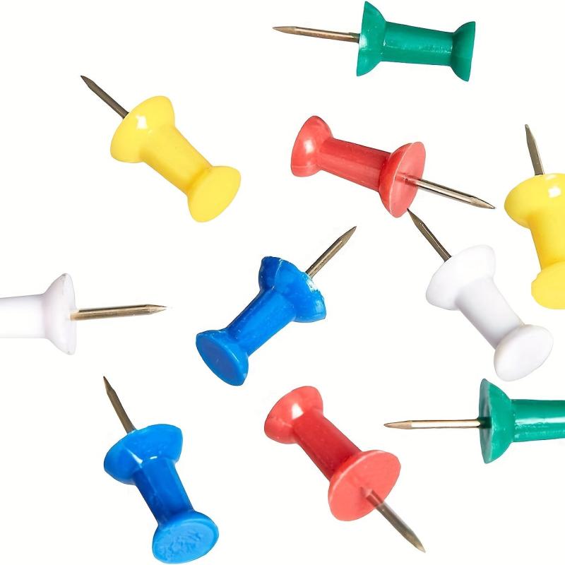 50pcs I-shaped Thumbtacks for Corkboard & Photo Wall Decoration