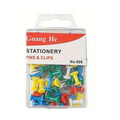 50pcs I-shaped Thumbtacks for Corkboard & Photo Wall Decoration