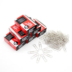 80pcs Boxed 33mm Spiral Nickel Paper Clip Curved Clip Storage Stationery Clip