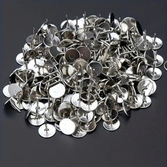 200pcs 95x95mm Flat Head Furniture Nails Silvery