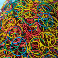 18in Rubber Band Assortment 100-500pcs Multicolor
