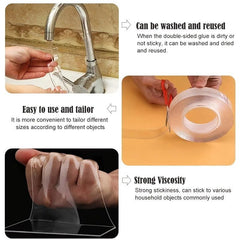 Double Sided Tape Mounting Adhesive - Removable Strong Two Sided Tape