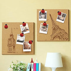 30pcs Ladybug Thumb Tacks Red Decorative Cork Board Office Accessories