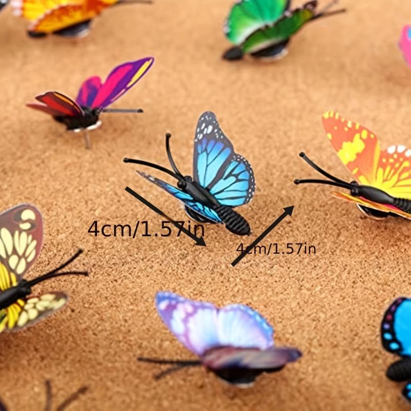 20pcs 3D Butterfly Pushpins for Bulletin Boards, Photos, Hanging Pictures
