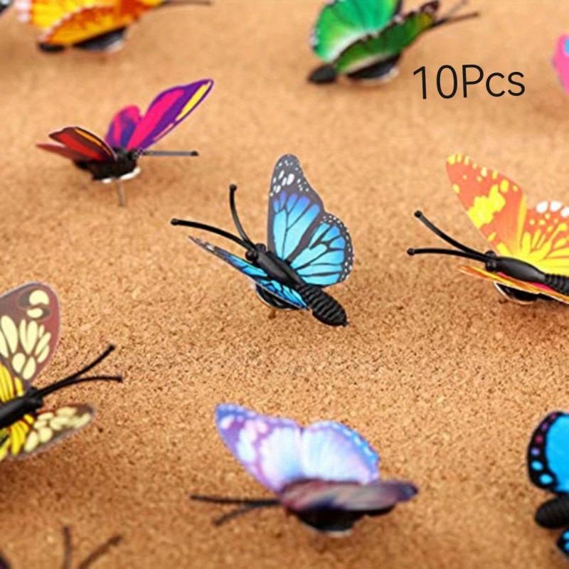 20pcs 3D Butterfly Pushpins for Bulletin Boards, Photos, Hanging Pictures