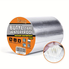 Silver Butyl Tape Waterproof Sealant RV Repair Windows Silicone Glass EDPM