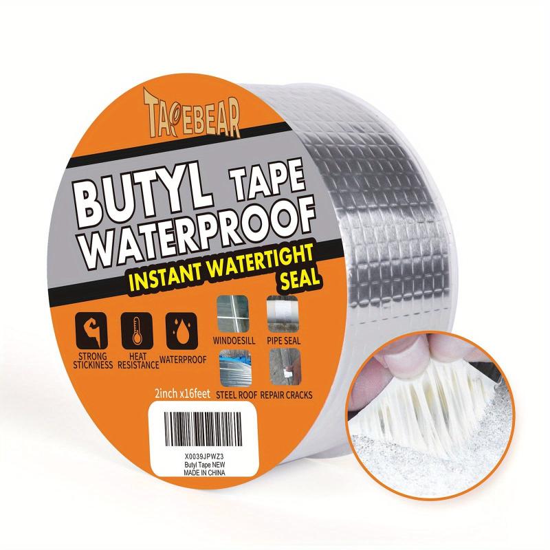 Silver Butyl Tape Waterproof Sealant RV Repair Windows Silicone Glass EDPM