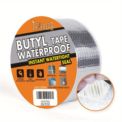Silver Butyl Tape Waterproof Sealant RV Repair Windows Silicone Glass EDPM