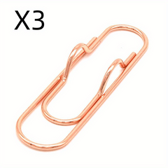 10PCS Desk Accessories Pen Holder Paperclip Stationary Pencil Clips
