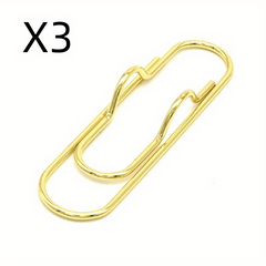 10PCS Desk Accessories Pen Holder Paperclip Stationary Pencil Clips